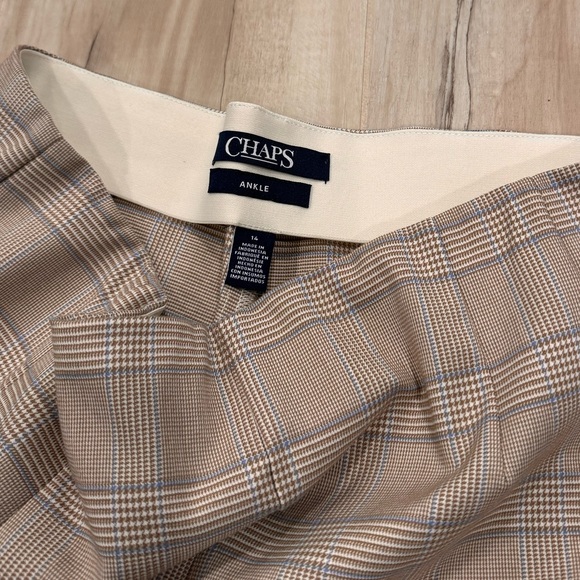 NWT Chaps Perfectly Polished Ankle Trousers Dress Pants size 14 - Picture 3 of 6